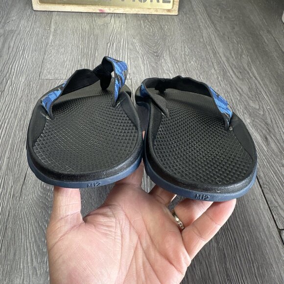 Chaco Chillos Grateful Dead Steal Your Face Mens Sz 12 Black Blue Flip Flops main image 5